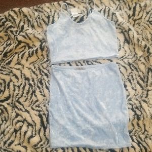 Baby blue Two piece